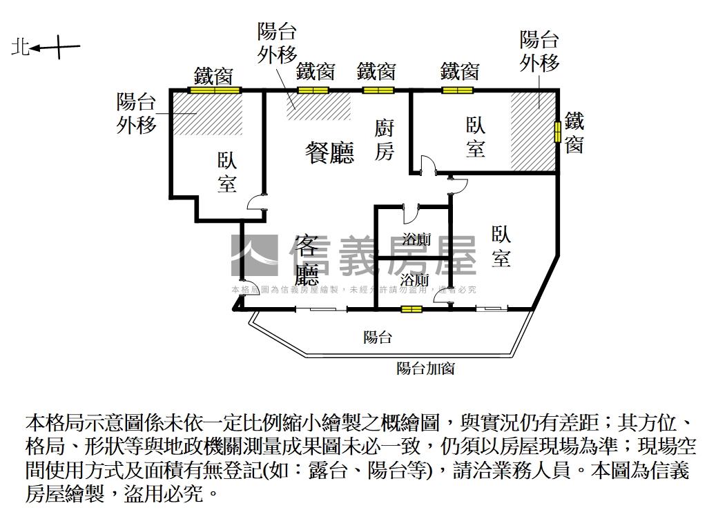 市中心採光三房稀有平車房屋室內格局與周邊環境