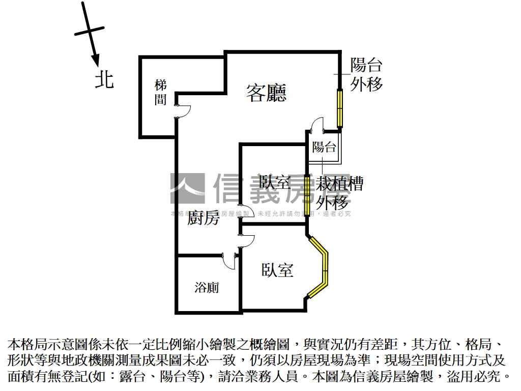 山景電梯兩房坡平車位房屋室內格局與周邊環境