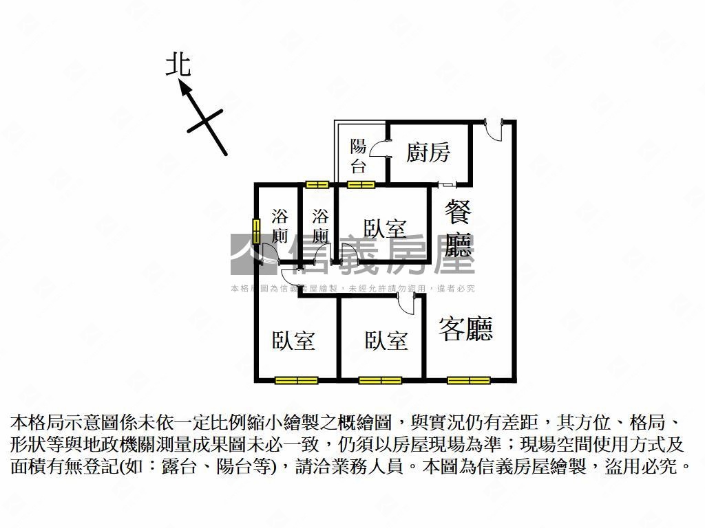 大毅日日幸福朝南帝王戶房屋室內格局與周邊環境