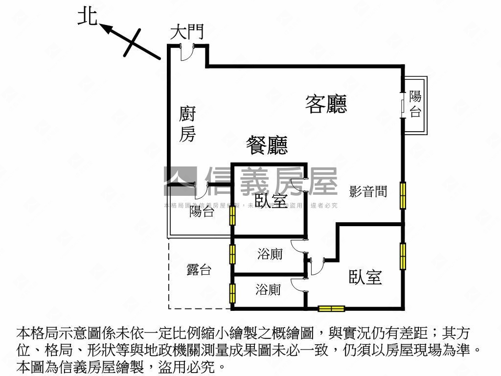 近國光花市全新兩房雙平車房屋室內格局與周邊環境