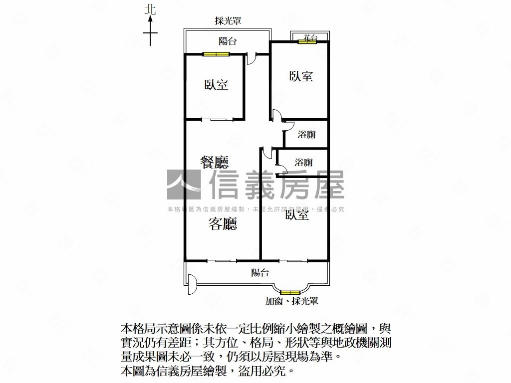 東區｜雙陽台三房平車房屋室內格局與周邊環境