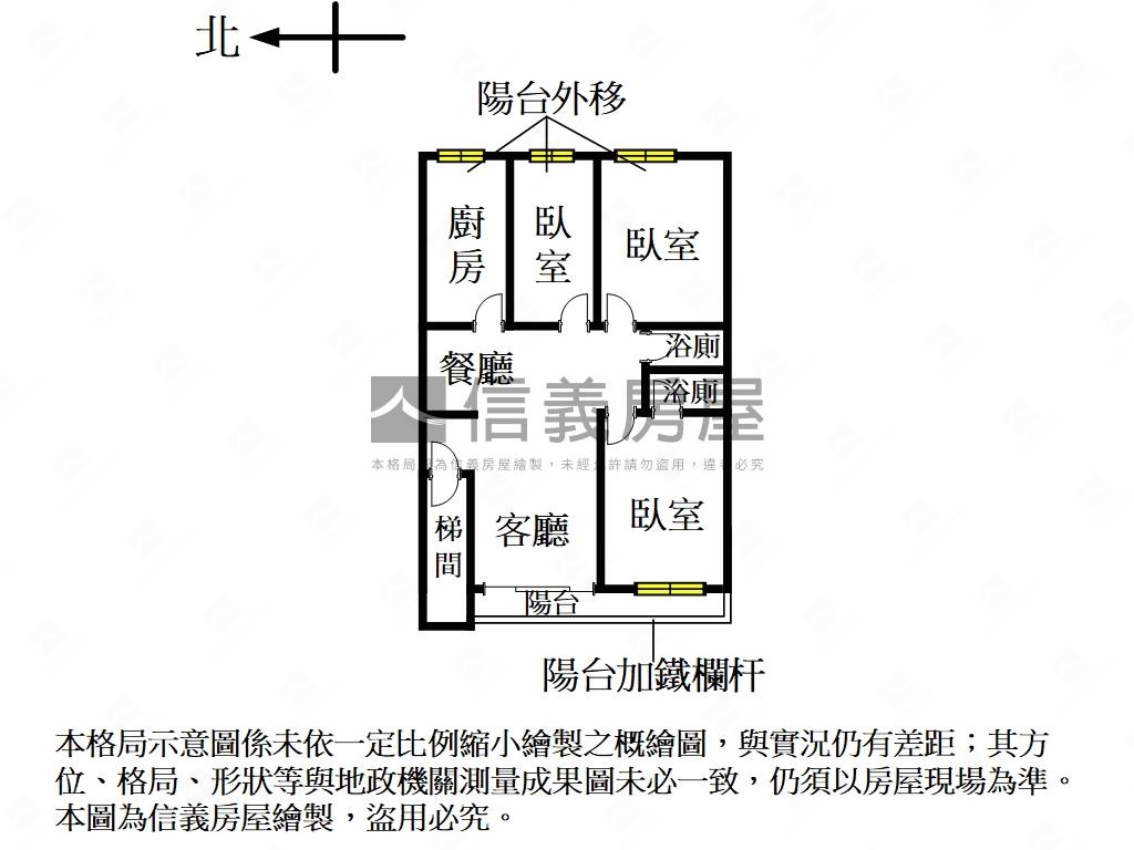 行天宮捷運公寓３房房屋室內格局與周邊環境