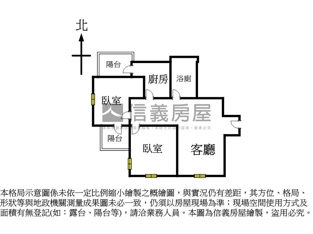捷運邊間中山臻品二樓二房房屋室內格局與周邊環境