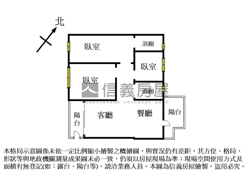 核心地段｜三房平面車位房屋室內格局與周邊環境