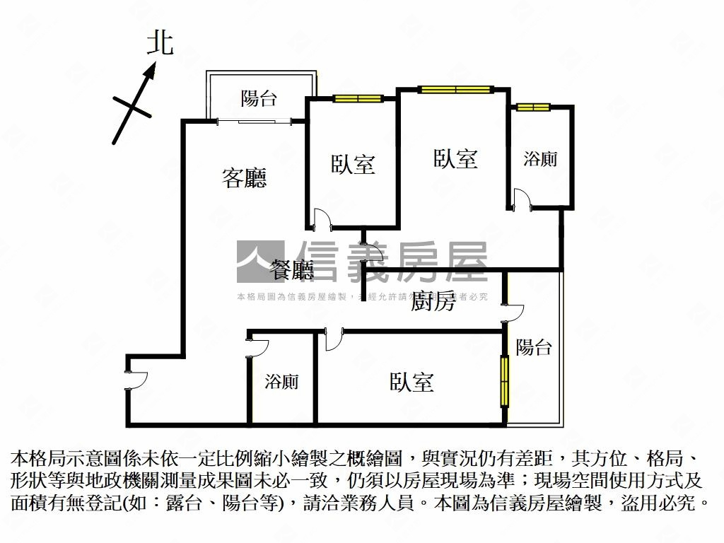 大觀富琚三房車位房屋室內格局與周邊環境