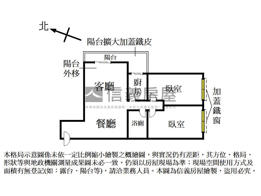 近文化中心捷運機能佳兩房房屋室內格局與周邊環境
