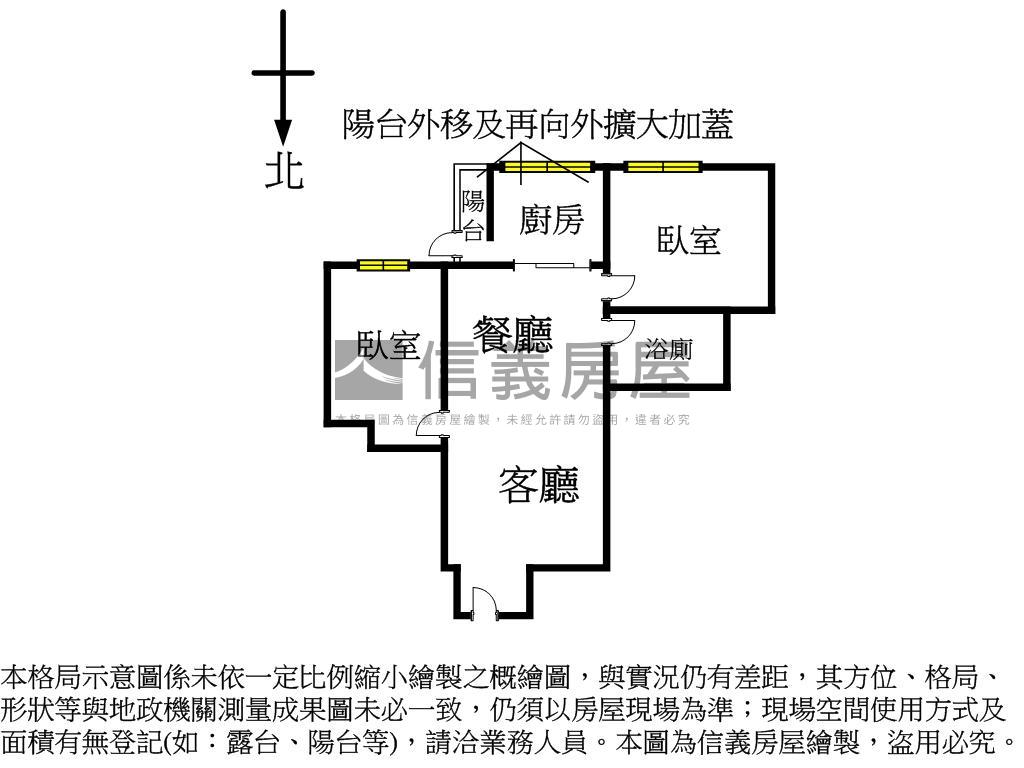 龍門國中溫馨電梯兩房房屋室內格局與周邊環境