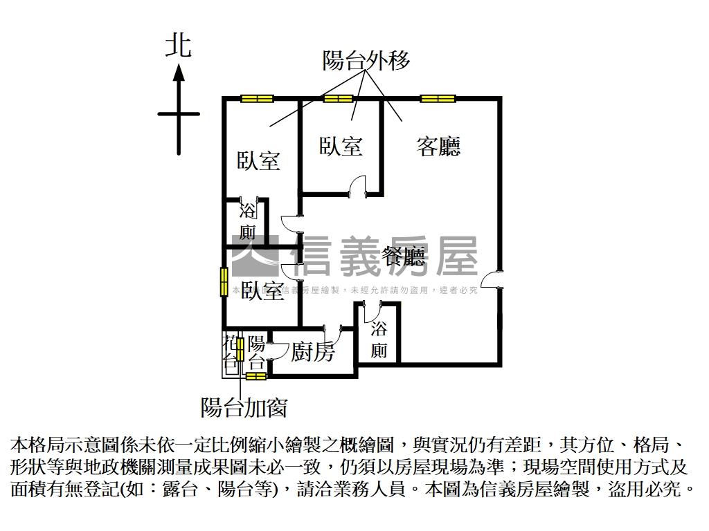 台北橋◆捷運為鄰電梯三房房屋室內格局與周邊環境