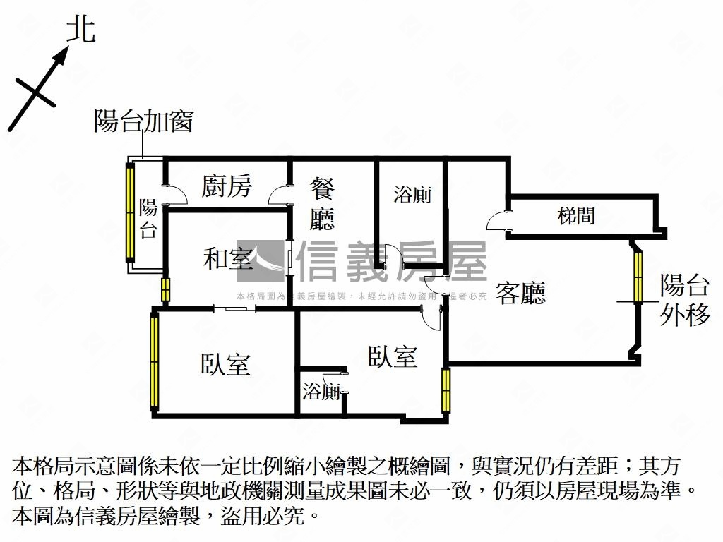 行政中心大空間美寓房屋室內格局與周邊環境