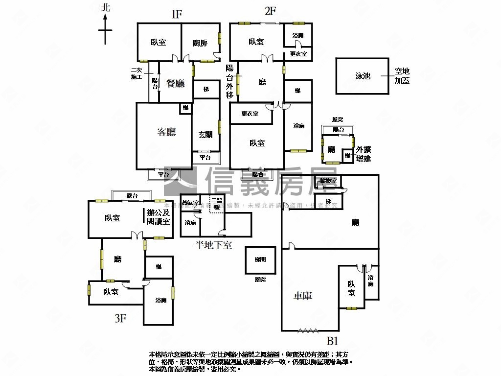 至善清泉泳池別墅房屋室內格局與周邊環境