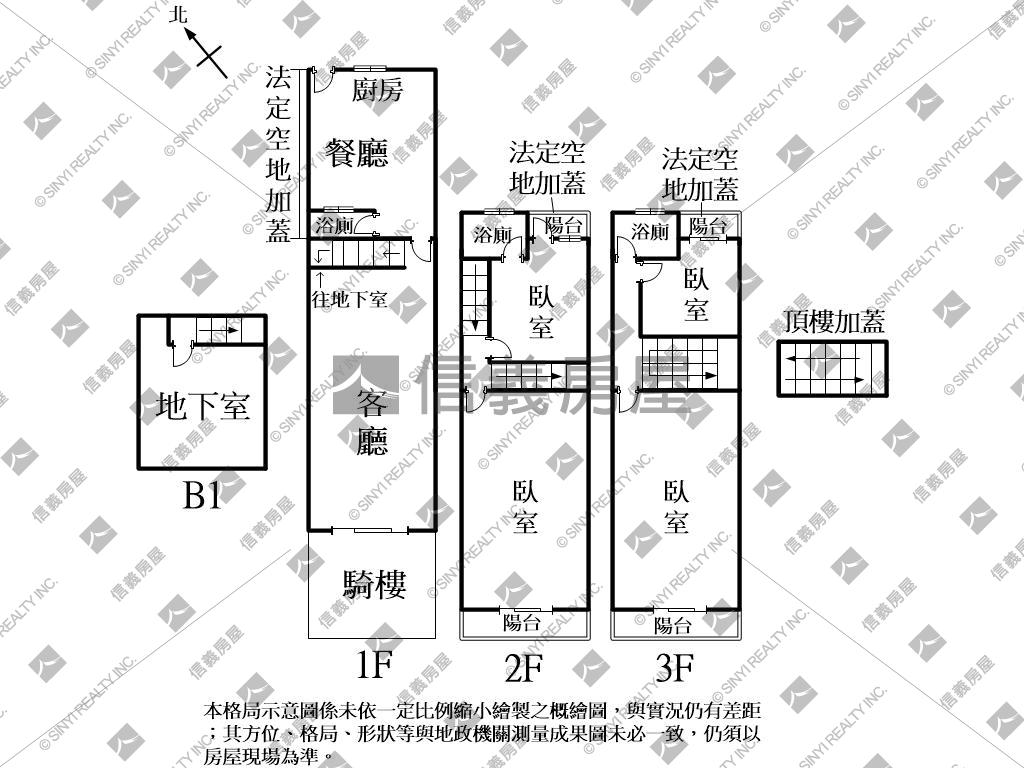 逢甲住三之二經典透天房屋室內格局與周邊環境