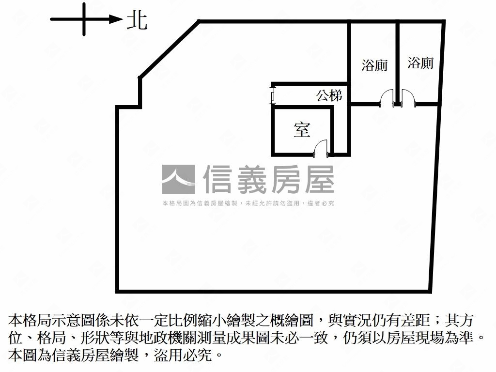 新生北自用投資大空間房屋室內格局與周邊環境