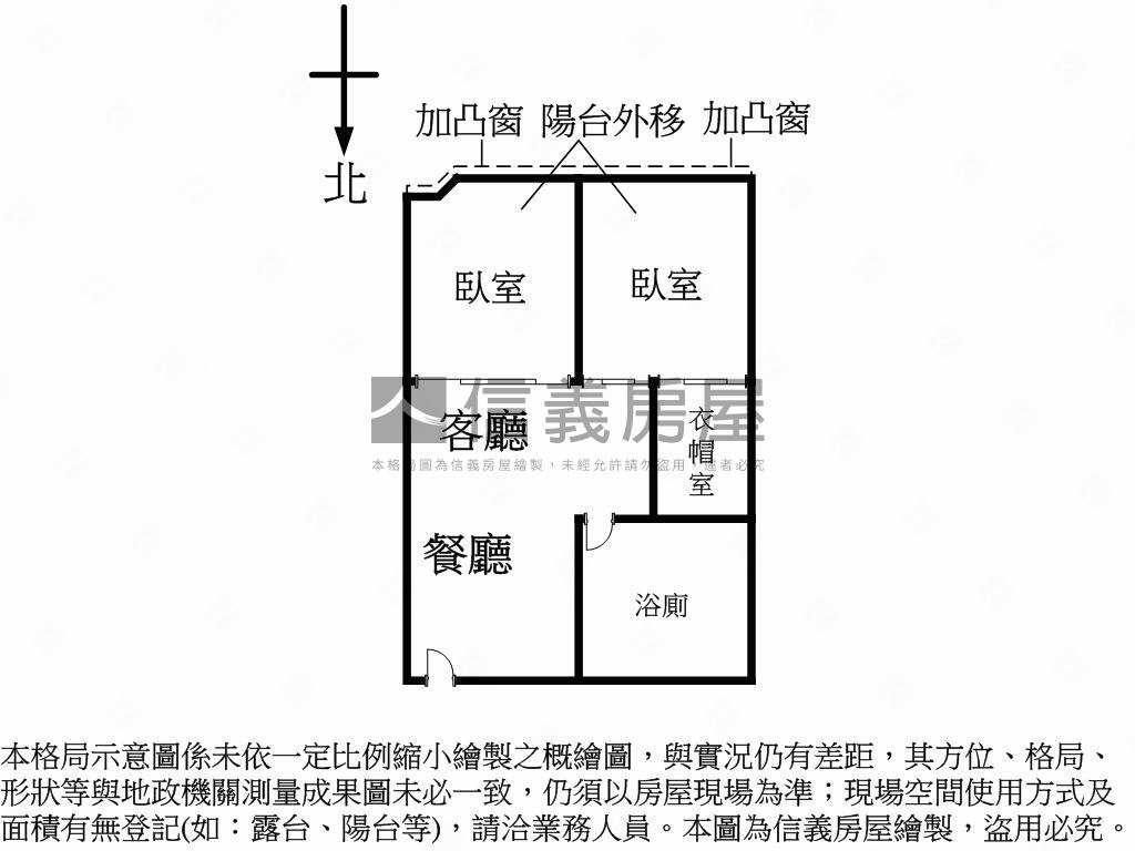 雙子星朝南高樓景觀美兩房房屋室內格局與周邊環境