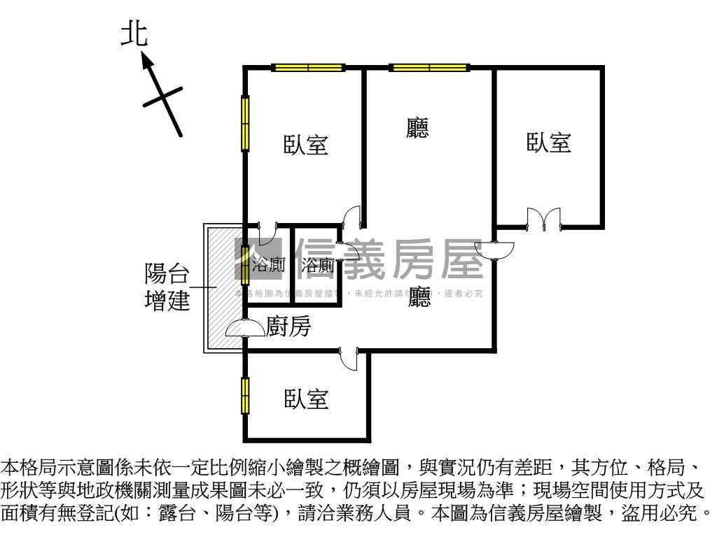 近高醫三房美寓房屋室內格局與周邊環境