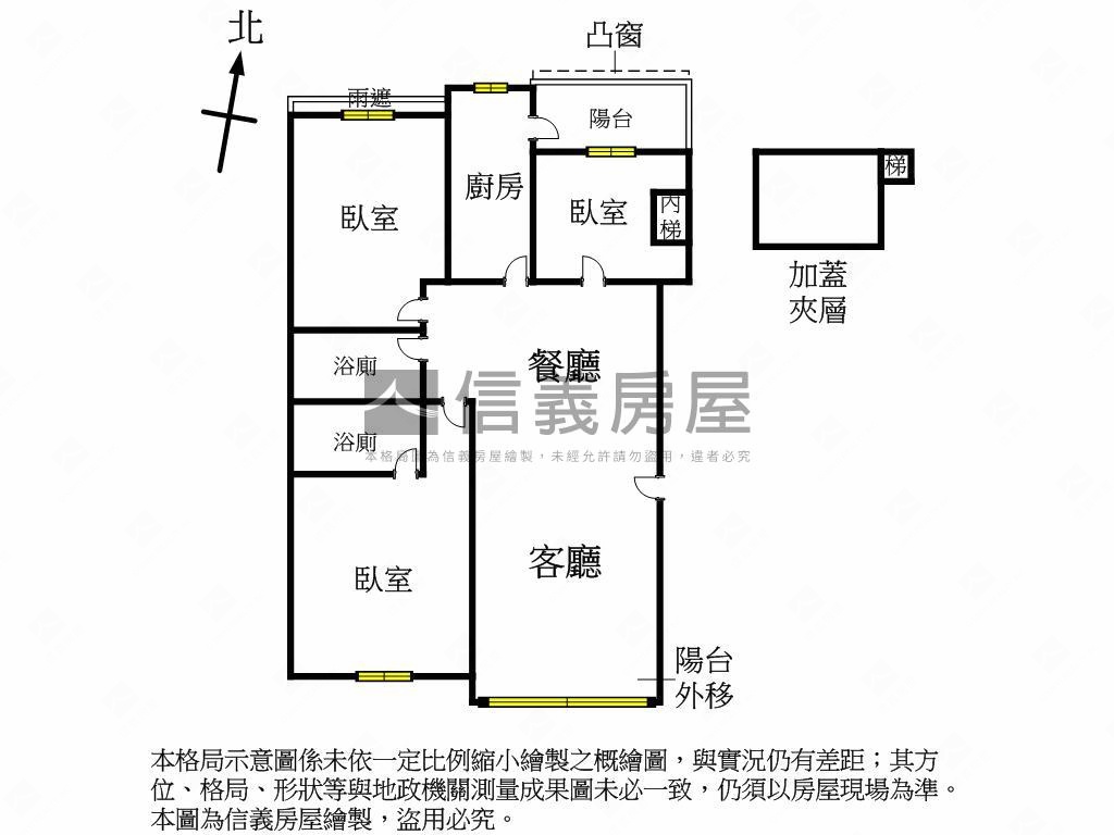 金富天廈Ｉ期●挑高三房房屋室內格局與周邊環境
