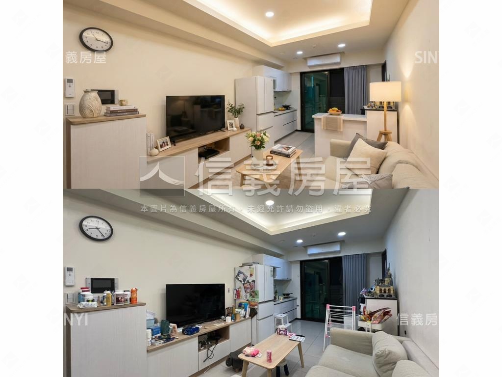 微笑城市裝潢三房平車房屋室內格局與周邊環境