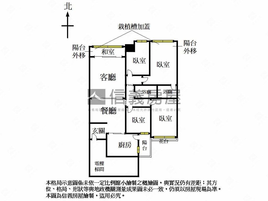太陽磁場◆典雅４房房屋室內格局與周邊環境