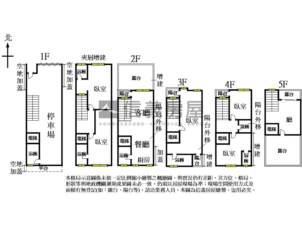 面寬約六米增建電梯別墅房屋室內格局與周邊環境