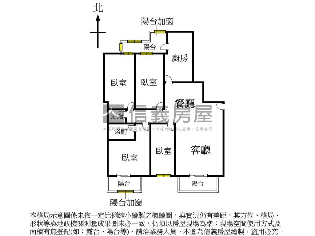 智慧龍門電梯四房真讚房屋室內格局與周邊環境