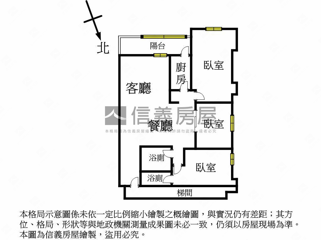 新春街‧城堡花園‧３房房屋室內格局與周邊環境