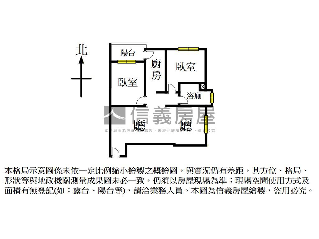 鵬躍序高樓採光兩房車位房屋室內格局與周邊環境