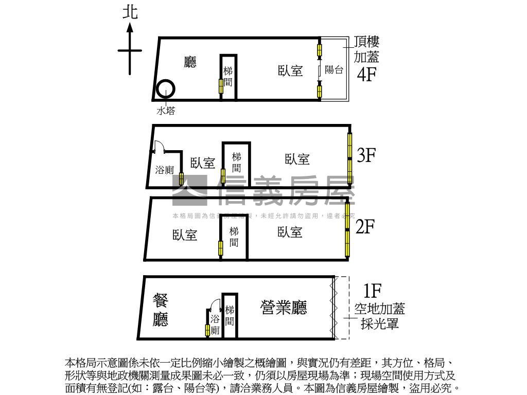 豐原廟東商圈明亮田心透天房屋室內格局與周邊環境