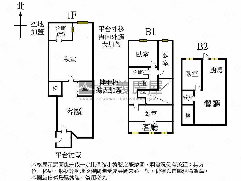 玫瑰樓中樓房屋室內格局與周邊環境