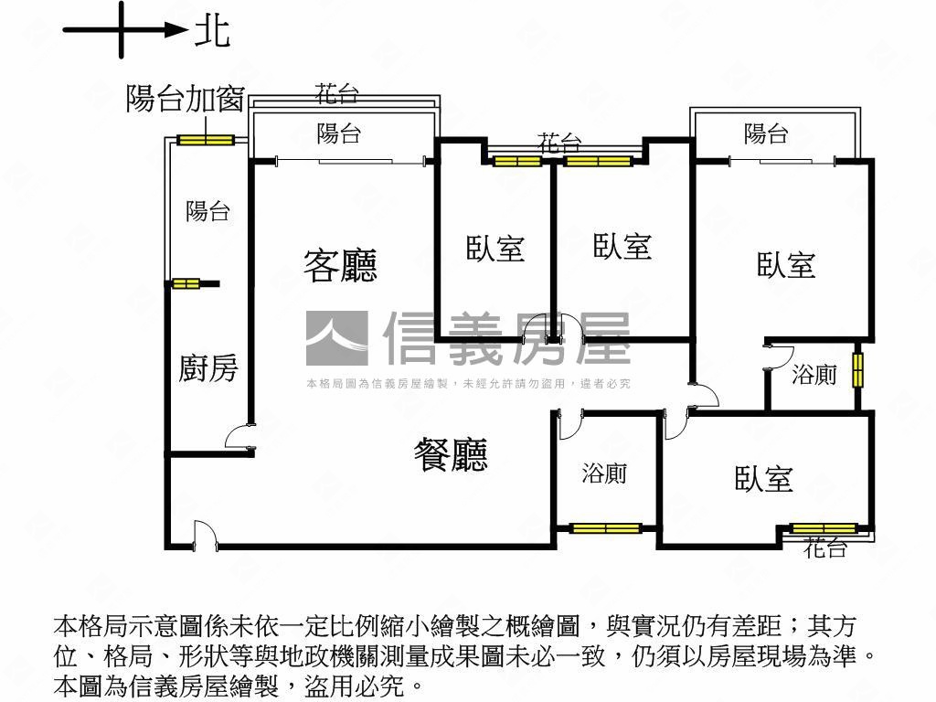 稀有釋出松山新城四房房屋室內格局與周邊環境