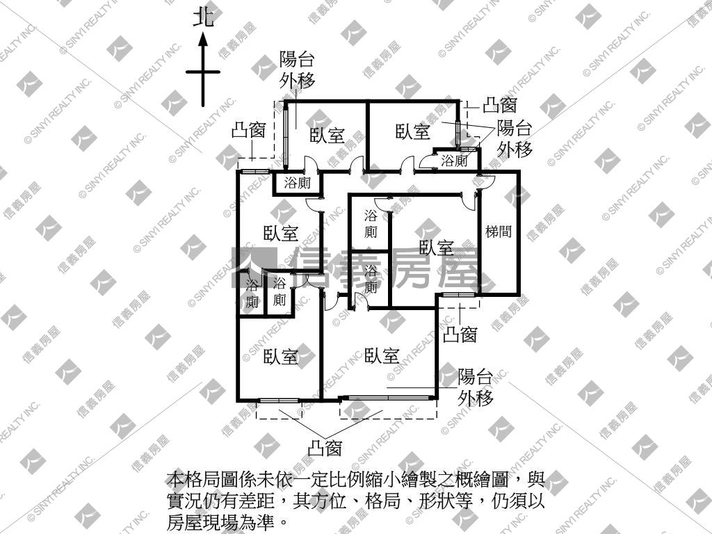 健康國小隔套置產頂樓大戶房屋室內格局與周邊環境