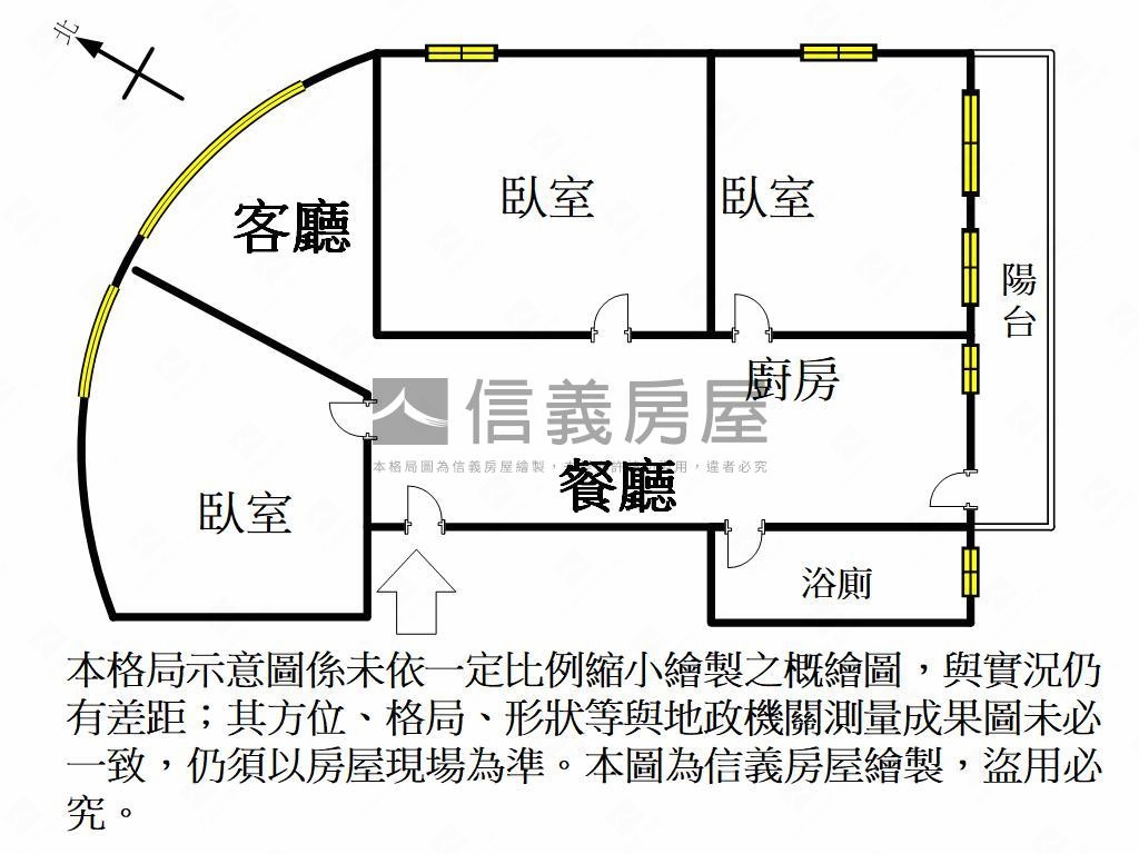 福山學區採光３樓房屋室內格局與周邊環境