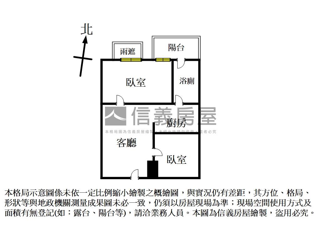 聯合公園小資美屋房屋室內格局與周邊環境