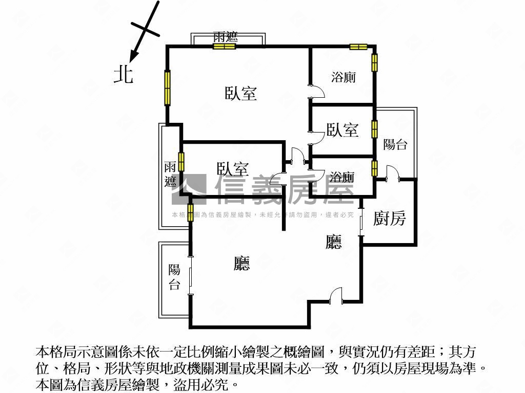 鳳止高梧高樓視野大三房房屋室內格局與周邊環境