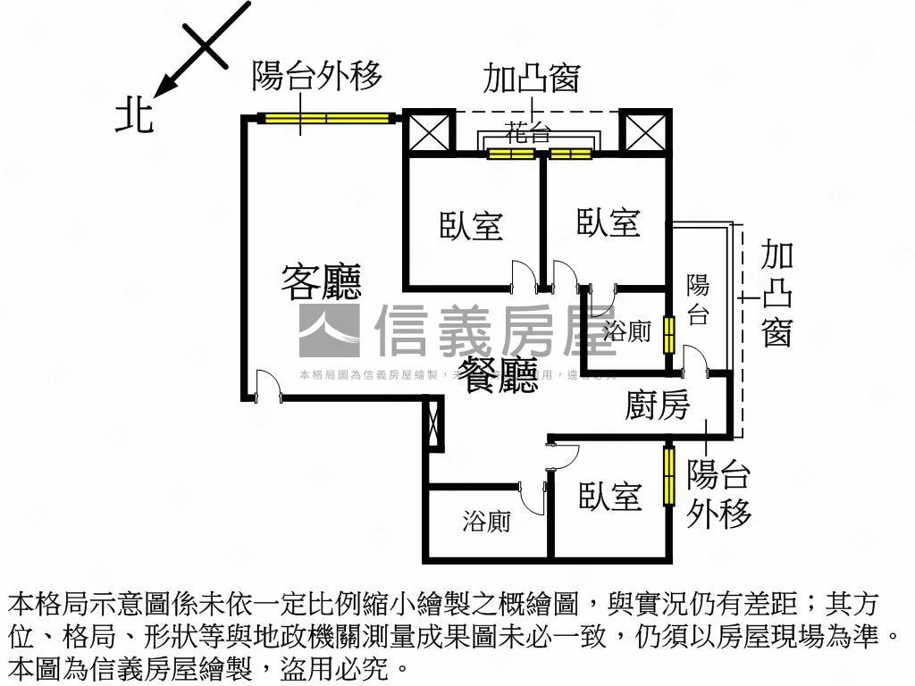 近未來萬大線電梯景觀３房房屋室內格局與周邊環境