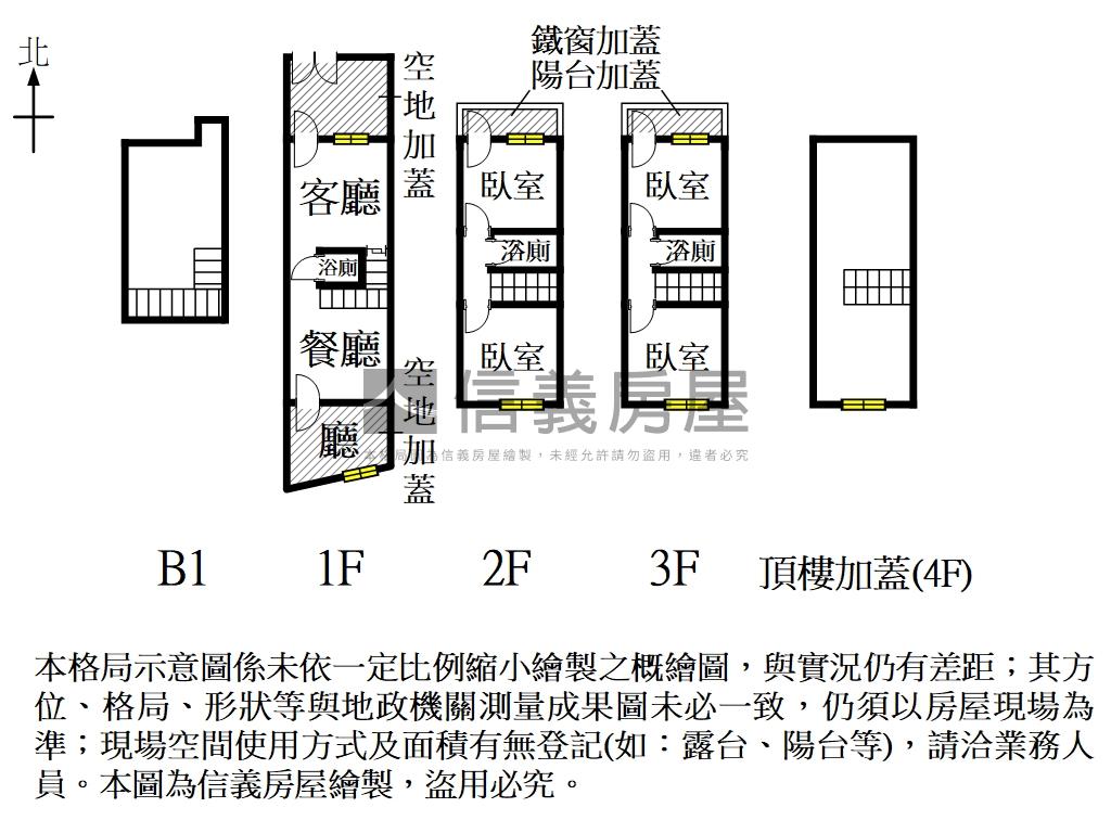 金華路一段透天房屋室內格局與周邊環境