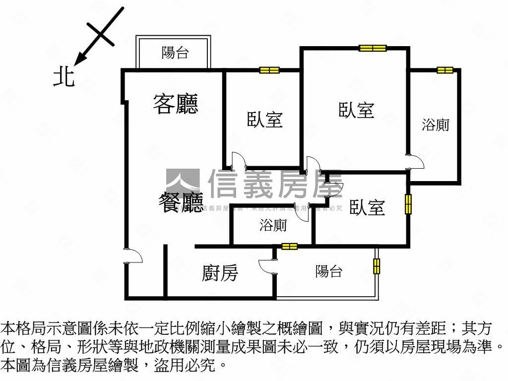 知名社區高樓層三房平車房屋室內格局與周邊環境