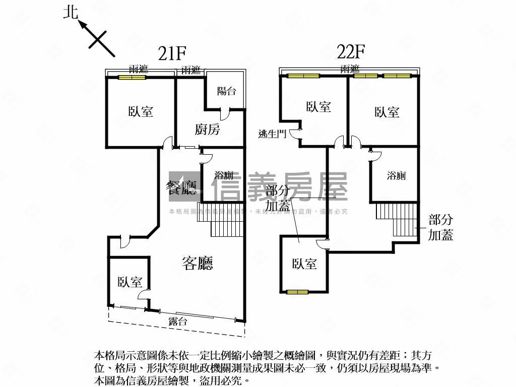 近捷運上城樓中樓帝王戶房屋室內格局與周邊環境