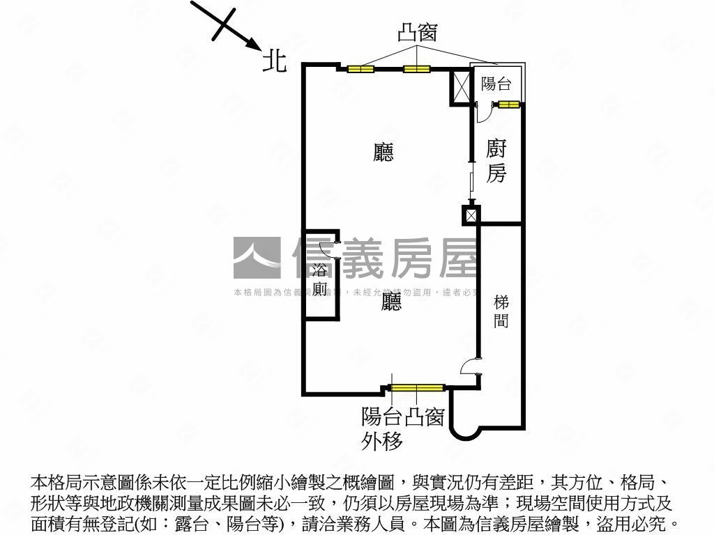 新埔捷運明亮大空間房屋室內格局與周邊環境