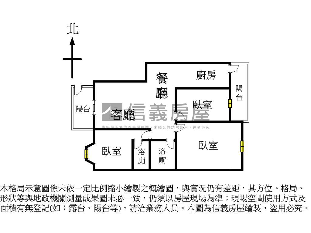 長億新平華廈質感美宅房屋室內格局與周邊環境
