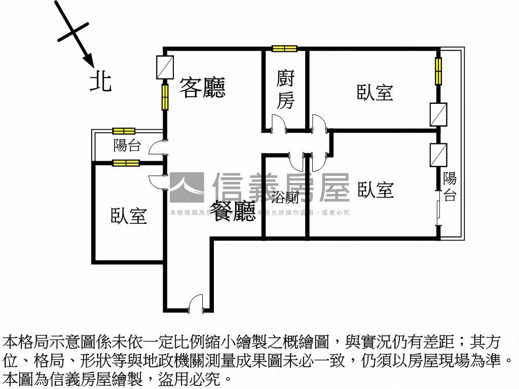萬隆捷運電梯三房房屋室內格局與周邊環境