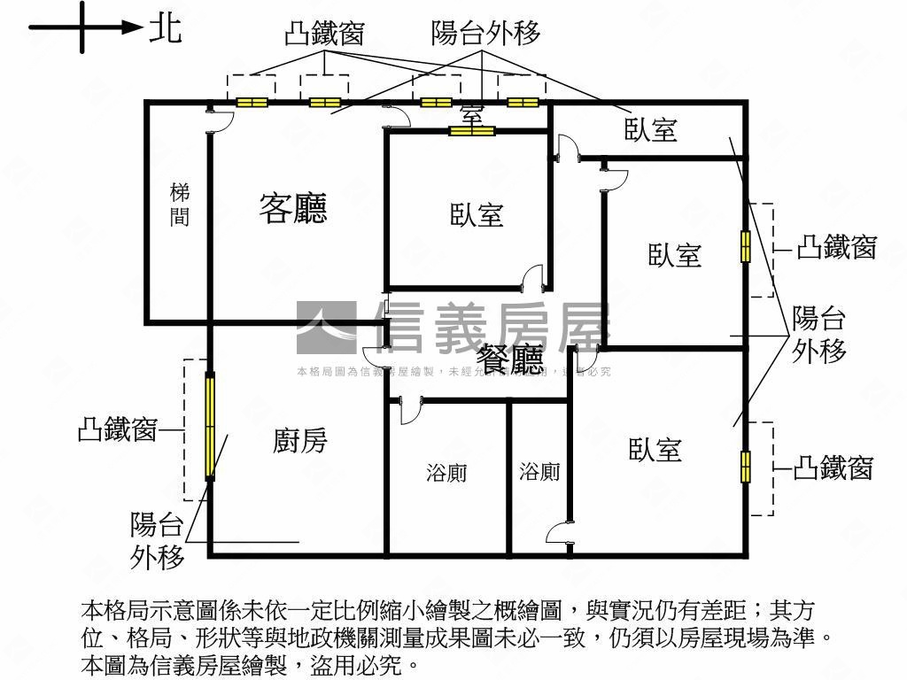 內湖行政中心公寓四房房屋室內格局與周邊環境