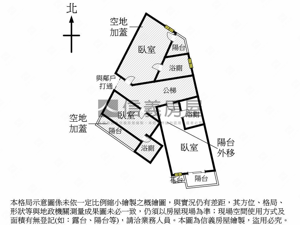 寓見幸福１＋２套房房屋室內格局與周邊環境