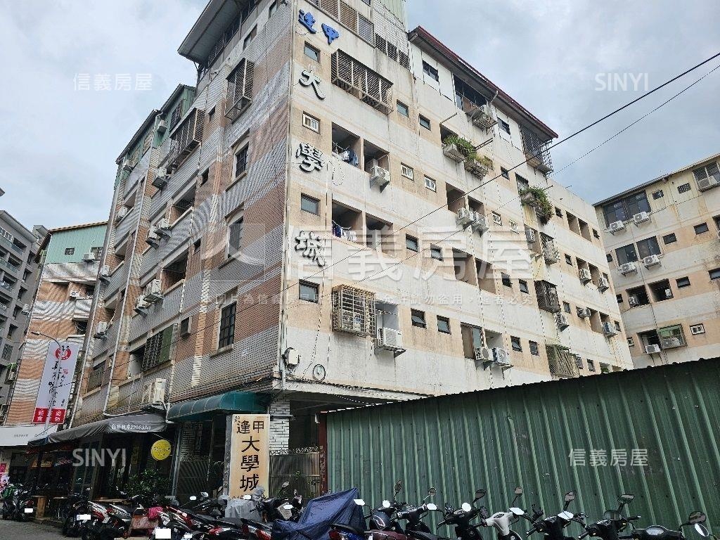逢甲大學城店面＋４套房房屋室內格局與周邊環境