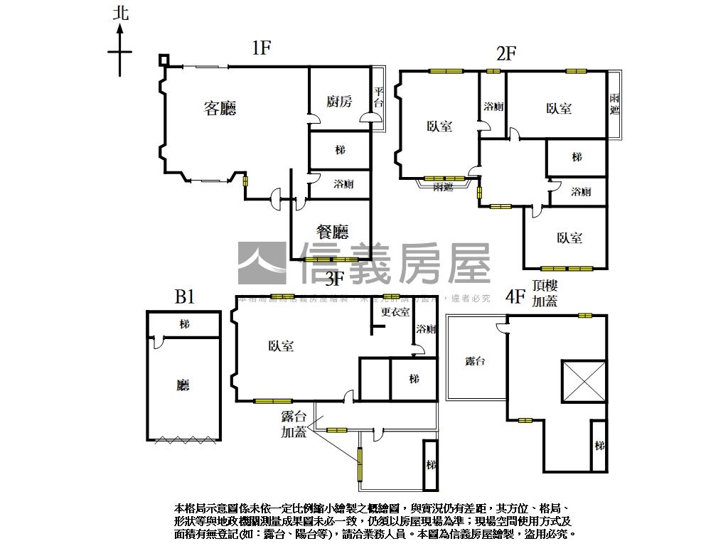 長春路邊間採光大透天房屋室內格局與周邊環境