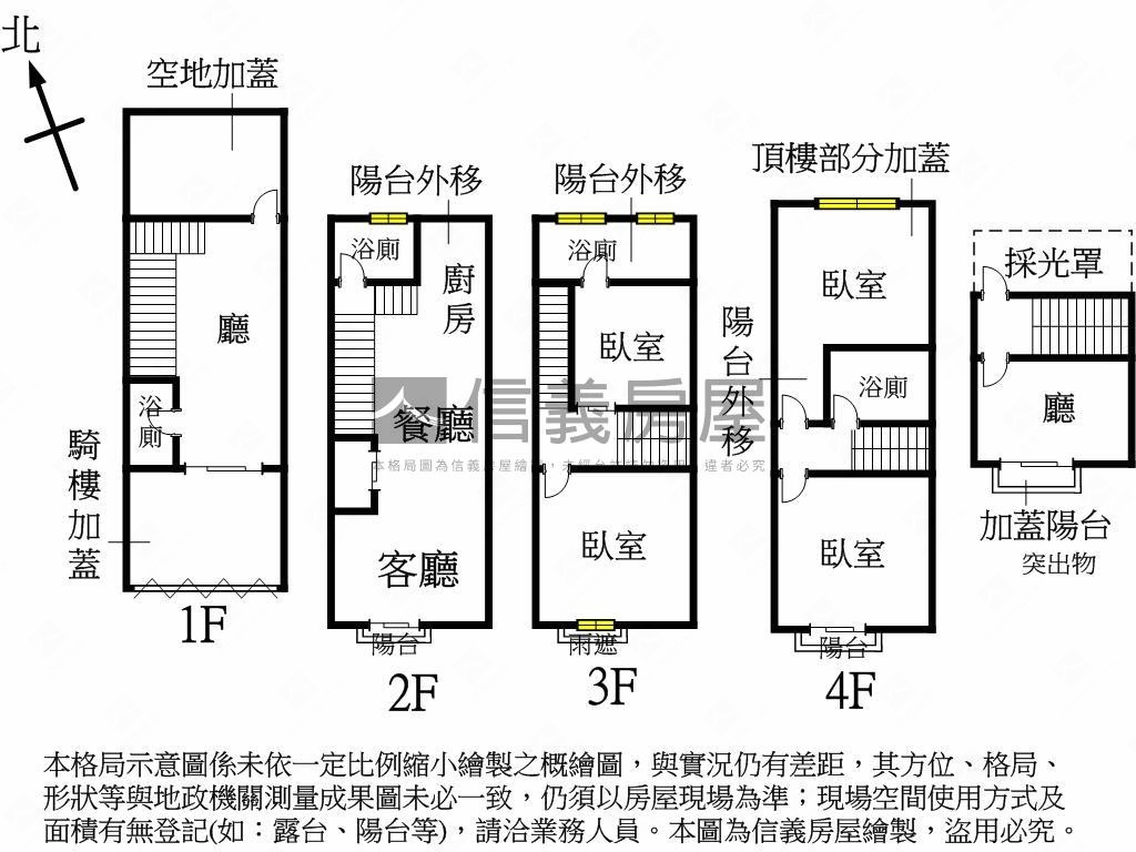北太平育誠街臨路透天房屋室內格局與周邊環境