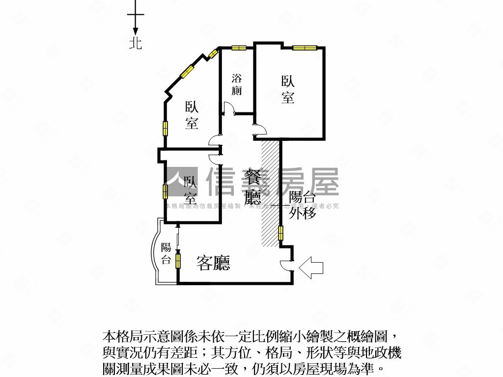 近中華家樂福小資三房平車房屋室內格局與周邊環境