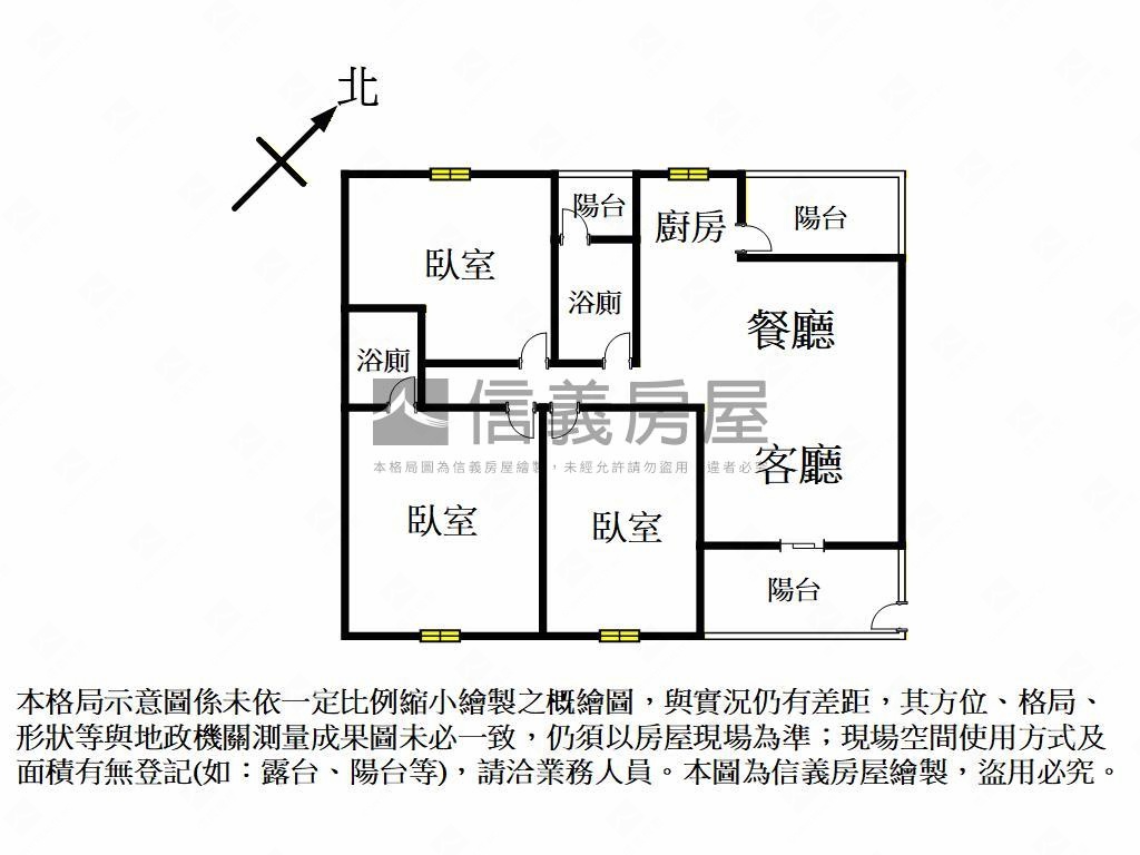 都會公園站美３房房屋室內格局與周邊環境