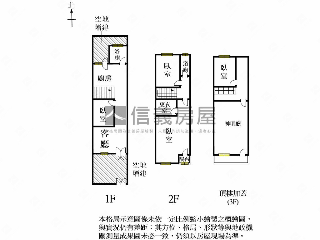 南紡對面巷內傳統透天房屋室內格局與周邊環境
