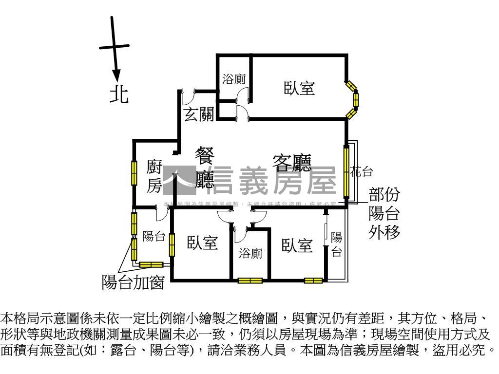 近中國醫｜松鶴名門三房房屋室內格局與周邊環境