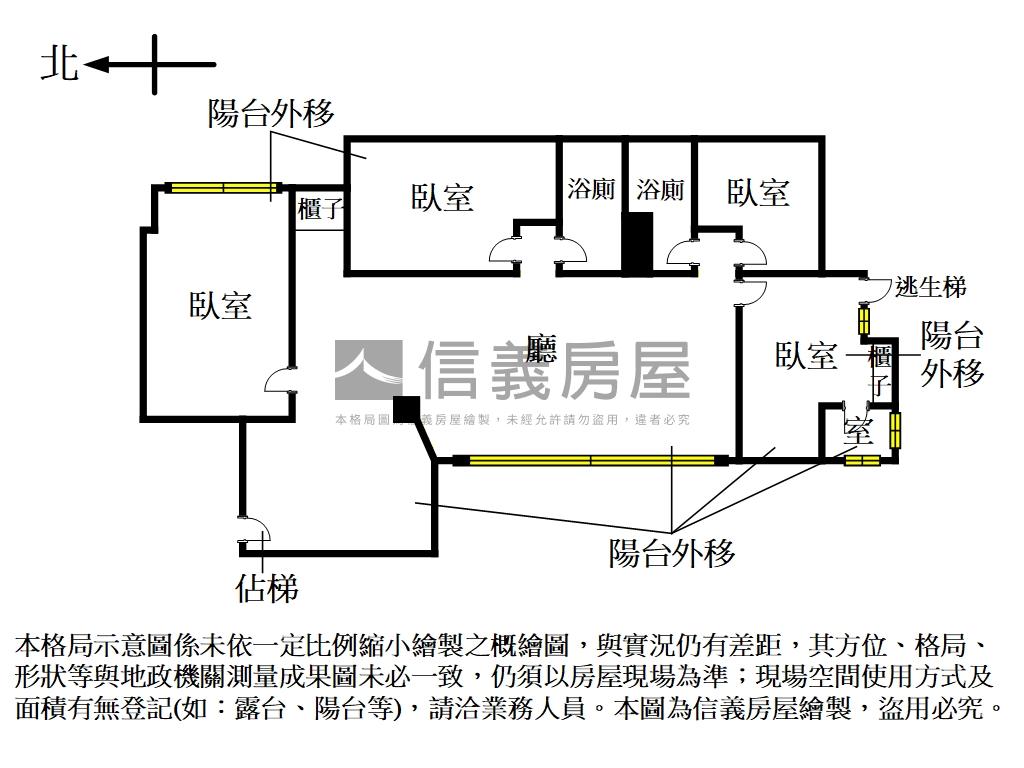 大安站住辦有車位房屋室內格局與周邊環境