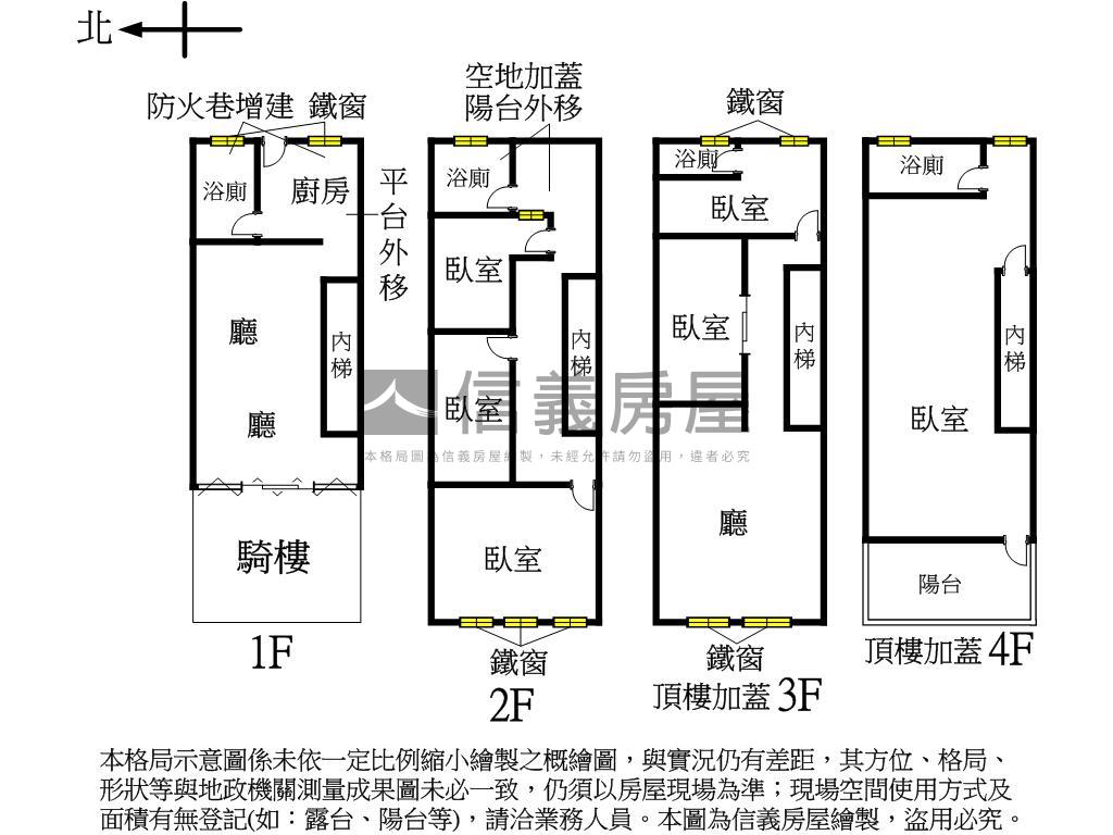正西盛優質透天可店可住房屋室內格局與周邊環境